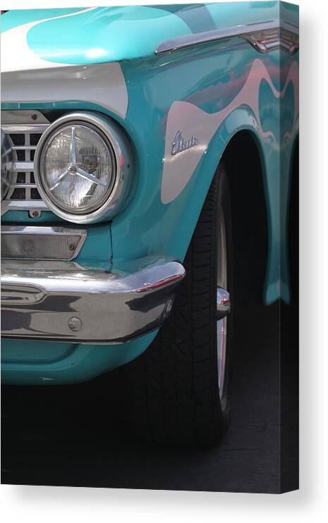 Chevy Canvas Print featuring the photograph Corvair Classic by Jeff Floyd CA