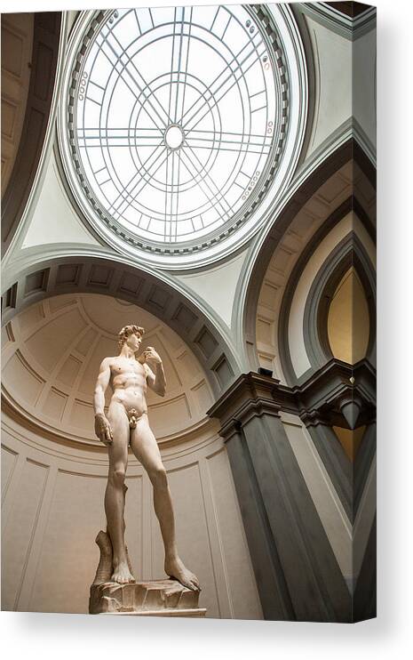 Florence Canvas Print featuring the photograph David by Al Hurley