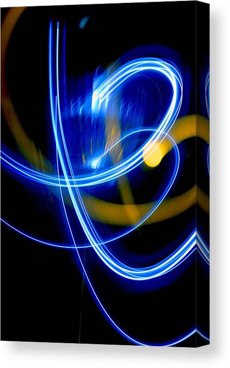 Abstract Canvas Print featuring the photograph Dazed and Confused by Anthony Manfredo