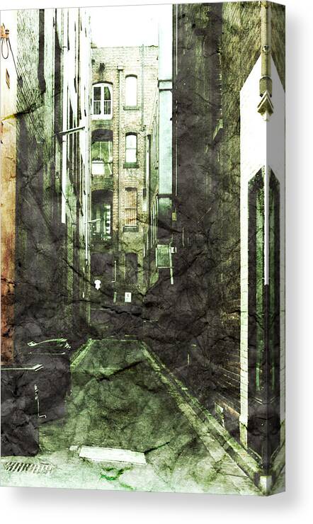 Alley Canvas Print featuring the photograph Discounted Memory by Andrew Paranavitana
