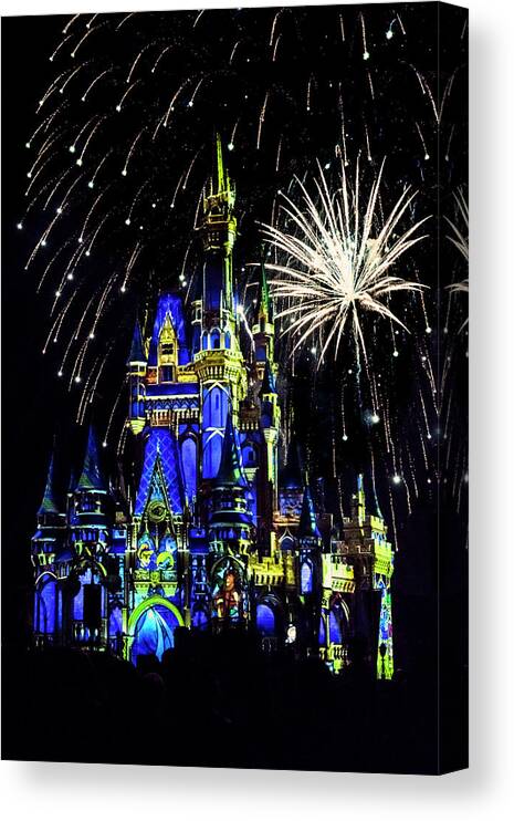 Castle Canvas Print featuring the photograph Disney 12 by Janet Fikar