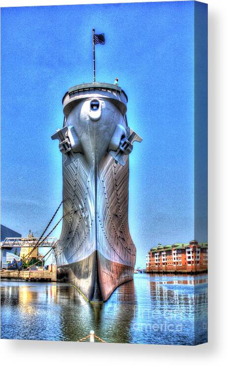 America Canvas Print featuring the photograph Docked by Dan Stone