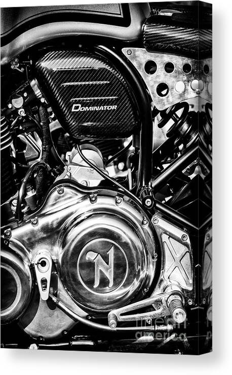 Norton Canvas Print featuring the photograph Dominator by Tim Gainey