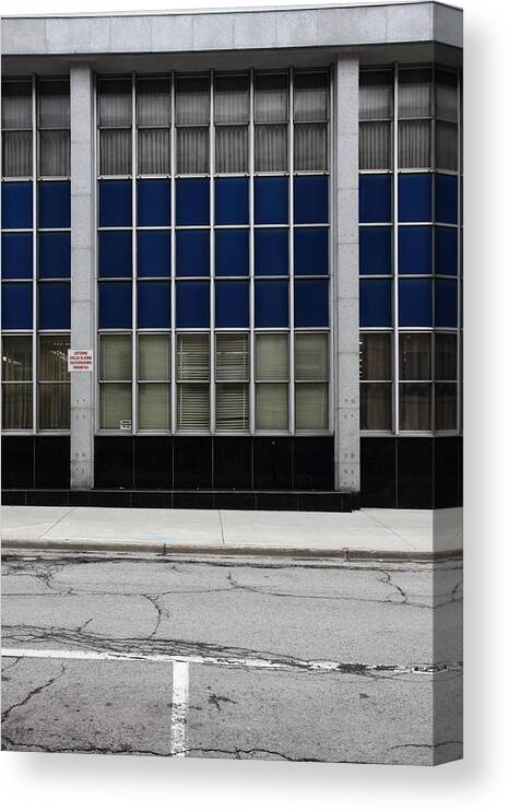 Urban Canvas Print featuring the photograph Don't Bank On It by Kreddible Trout