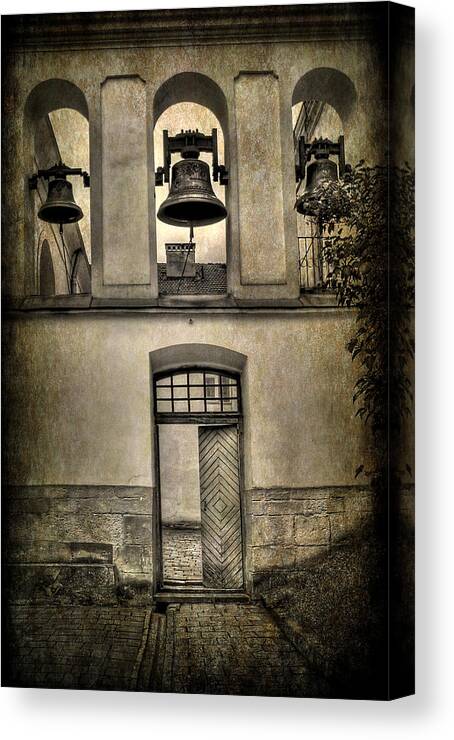 Ukraine Canvas Print featuring the photograph Door Bells by Evelina Kremsdorf