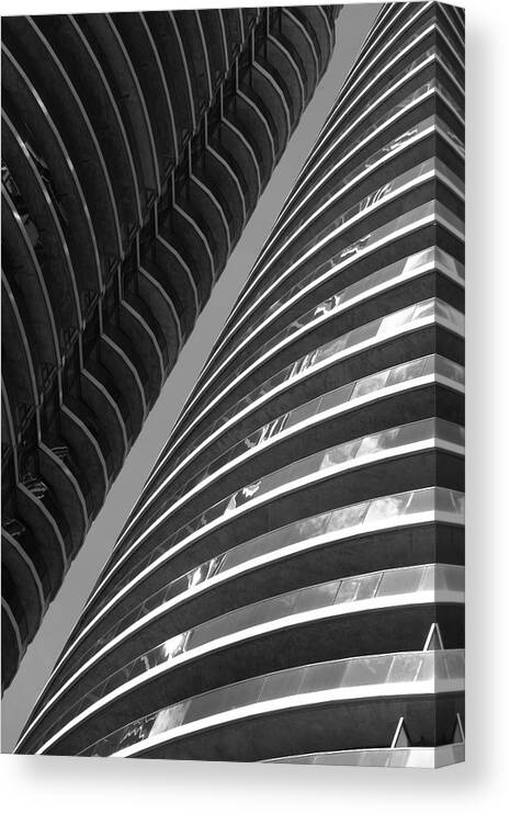 Architecture Canvas Print featuring the photograph Drain Into The Sky by Kreddible Trout