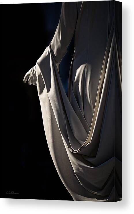 Robes Canvas Print featuring the photograph Draped by Christopher Holmes