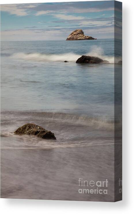 Ocean Canvas Print featuring the photograph Easy by Mark Alder