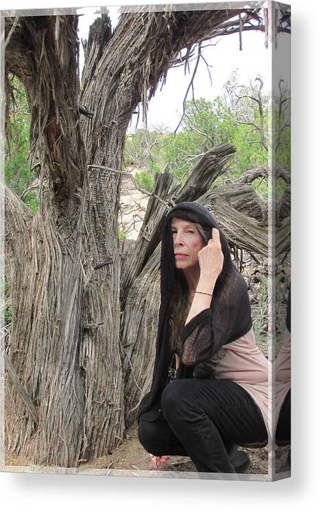 Women's Issues Canvas Print featuring the photograph Emerging Women Series 2 by Feather Redfox