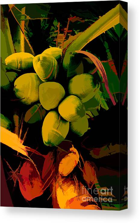 Arecaceae Canvas Print featuring the photograph Escape 4 by Alison Belsan Horton