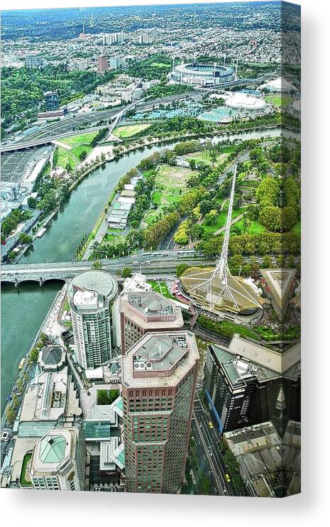 Eureka Skydeck Canvas Print featuring the photograph Eureka Skydeck View I V by Kirsten Giving