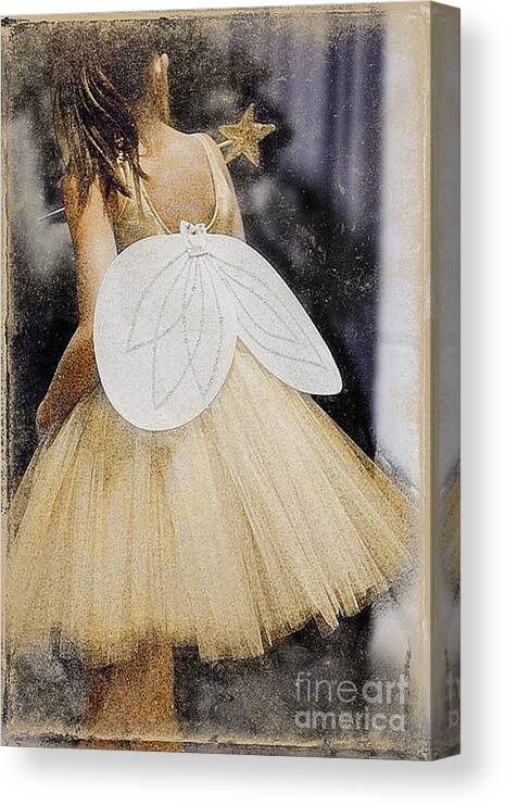 Ballerina Canvas Print featuring the photograph Fairy Ballerina by Craig J Satterlee