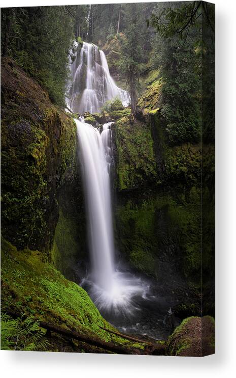 Brian Bonham Canvas Print featuring the photograph Falls Creek Falls by Brian Bonham