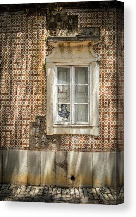 Faro Canvas Print featuring the photograph Faro Window by Nigel R Bell
