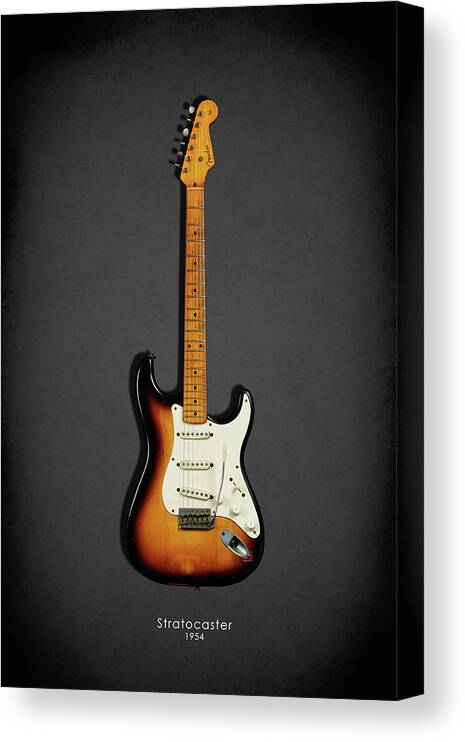 Fender Stratocaster Canvas Print featuring the photograph Fender Stratocaster 54 by Mark Rogan