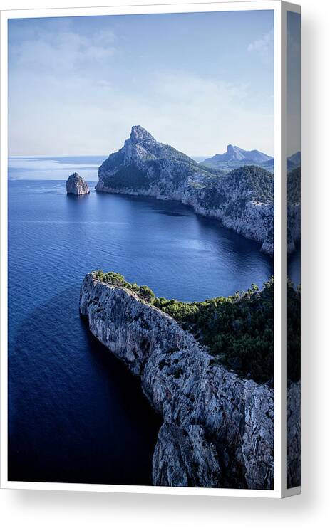 Landscape Canvas Print featuring the photograph Formentor by John Fotheringham