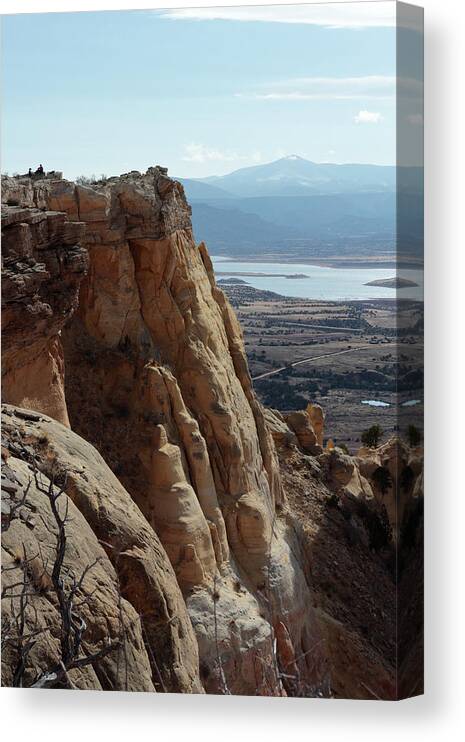 Ghost Ranch Canvas Print featuring the photograph Ghost Ranch by David Diaz
