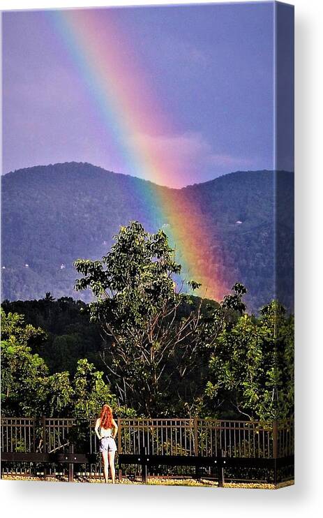 Rainbow Canvas Print featuring the photograph Everlasting Hope by Chuck Brown