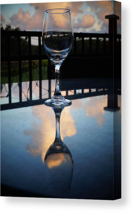 Wine Canvas Print featuring the photograph Time for a refill by Chauncy Holmes