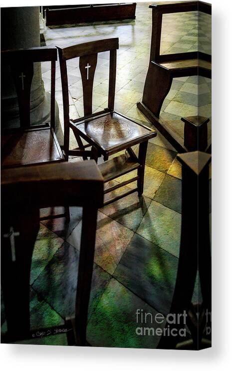 Tranquility Canvas Print featuring the photograph God's Chair by Craig J Satterlee