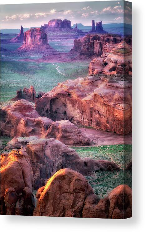 Sunrise Canvas Print featuring the photograph Golden Hour by Nicki Frates
