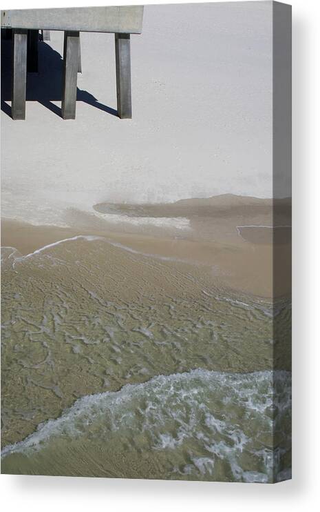 Gulf Stilts Canvas Print featuring the photograph Gulf Stilts by Dylan Punke