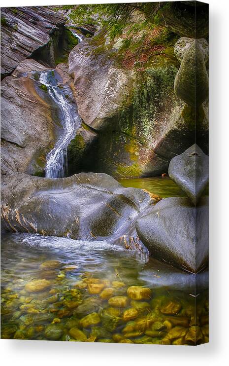 Waterfalls Canvas Print featuring the photograph Hamilton Falls by Vance Bell