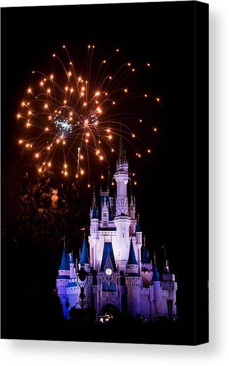 Disney Canvas Print featuring the photograph Happily Ever After by Sara Frank