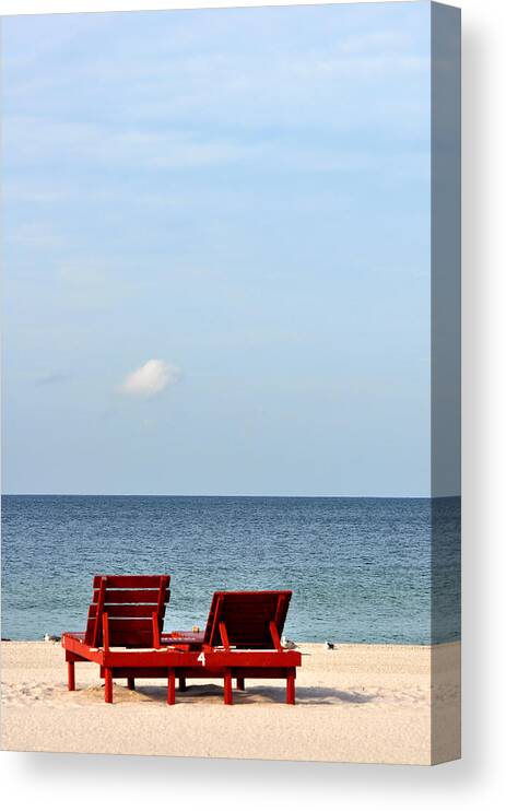 Beach Canvas Print featuring the photograph Happiness is a Beach by Rose Hill