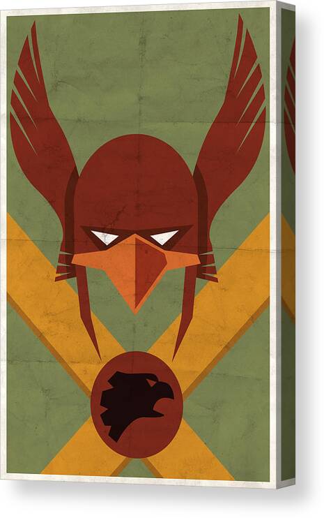Dc Canvas Print featuring the digital art Hawkman by Michael Myers