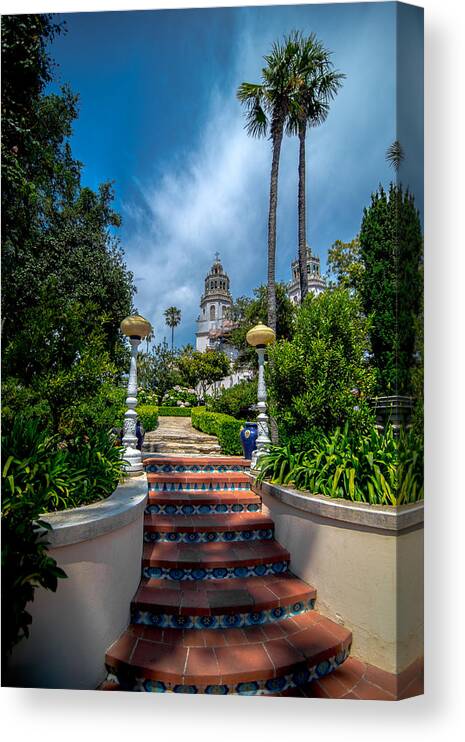 California Canvas Print featuring the photograph Hearst Castle I by Patrick Boening