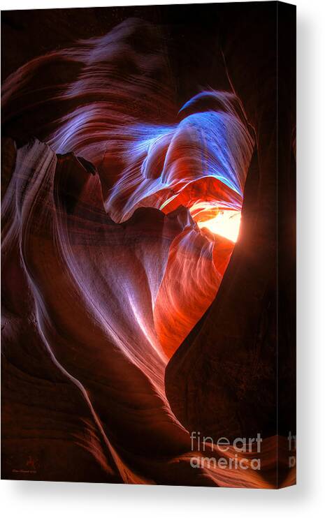 Navajo Canvas Print featuring the photograph Heart of the Navajo by Peter Kennett