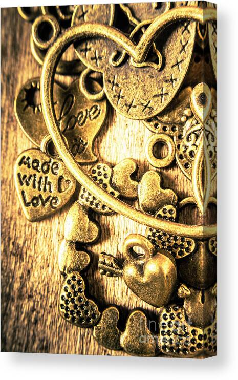 Treasure Canvas Print featuring the photograph Hearts and treasure by Jorgo Photography