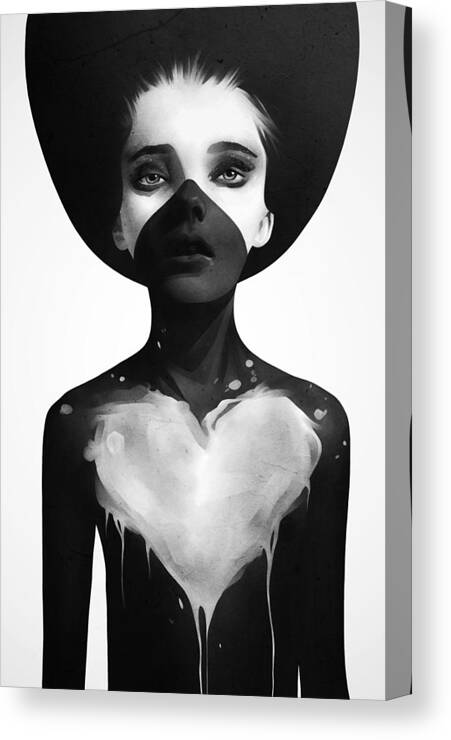Hold Canvas Print featuring the digital art Hold On by Ruben Ireland
