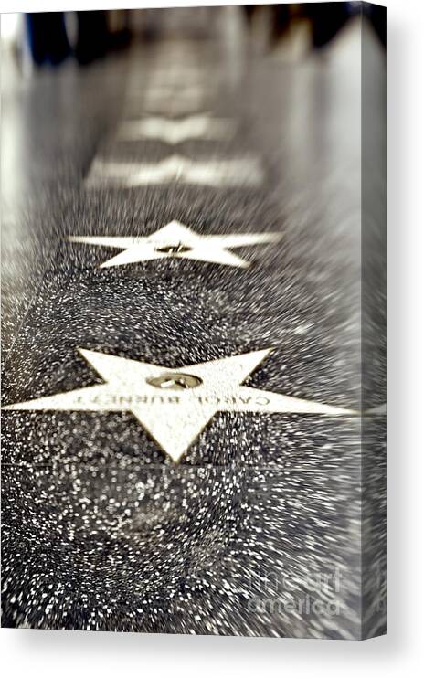 Background Canvas Print featuring the photograph Hollywood Blvd California 19 by Micah May