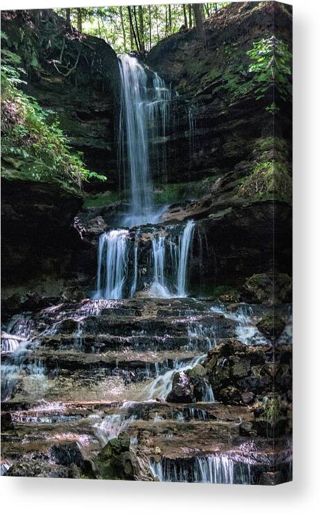 Horseshoe Falls Canvas Print featuring the photograph Horseshoe Falls by Phyllis Taylor