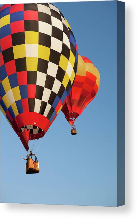 Hot Air Balloons Canvas Print featuring the photograph Hot Air Balloons #6 by Rich S