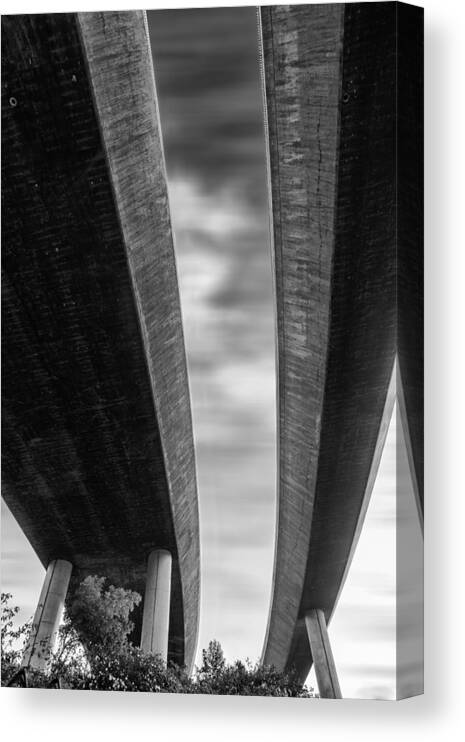 Buildings Canvas Print featuring the photograph Hwy 24 by Don Hoekwater Photography