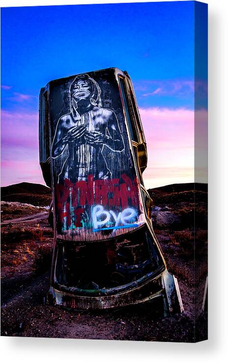 2017 Canvas Print featuring the photograph International Car Forest of the Last Church 4 by James Sage