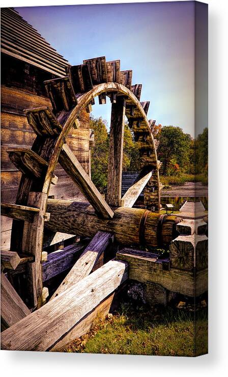 Mill Canvas Print featuring the photograph Iron works Mill by Lilia S