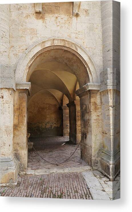 Europe Canvas Print featuring the photograph Italy - Door Sixteen by Jim Benest