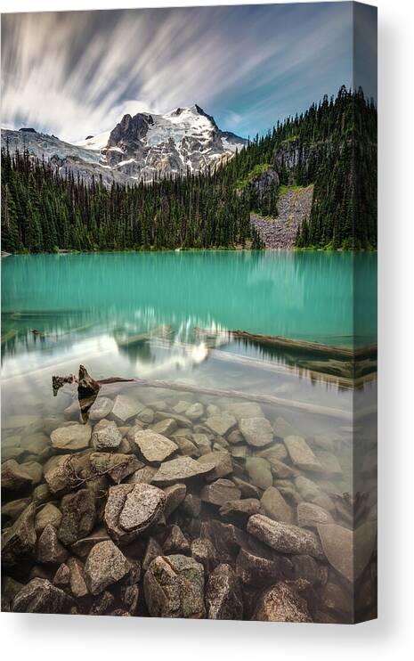 Joffre Lakes Canvas Print featuring the photograph Joffre Lakes Dream by Pierre Leclerc Photography