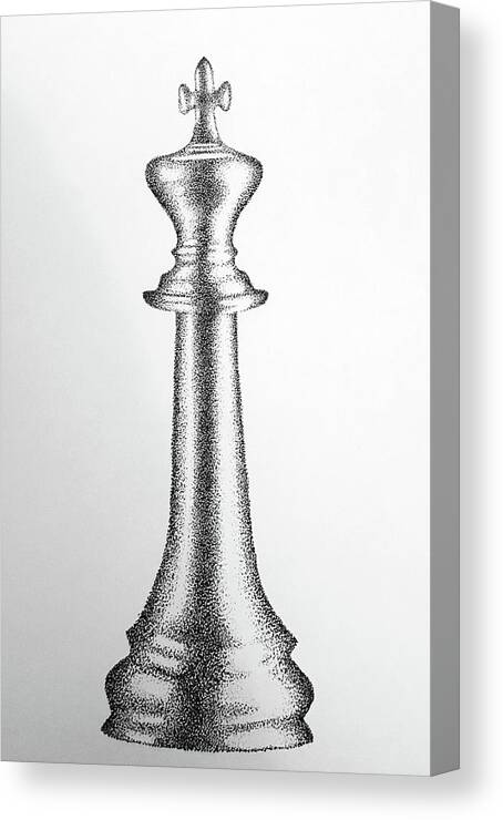 Drawing of chess pieces | Art Board Print