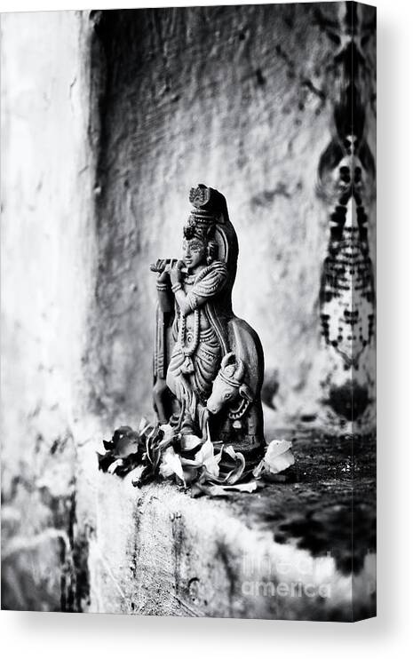 Indian Canvas Print featuring the photograph Krishna by Tim Gainey