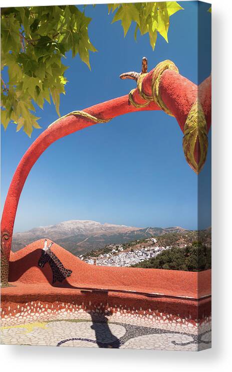 Andalucia Canvas Print featuring the photograph La Maroma by Geoff Smith