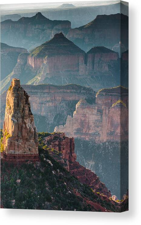 Point Imperial Canvas Print featuring the photograph Layers by Chuck Jason