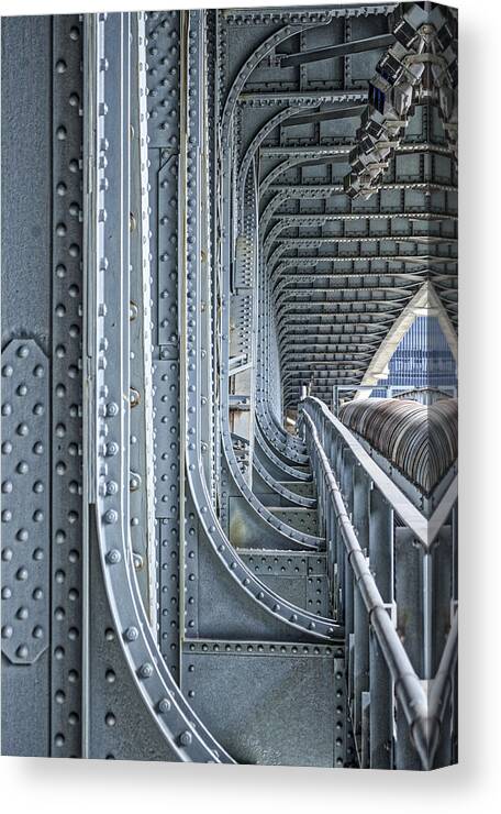 Cleveland Canvas Print featuring the photograph Leading Lines by Stewart Helberg