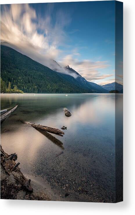 Lake Canvas Print featuring the photograph Long Exposure At Birkenhead Lake by Pierre Leclerc Photography