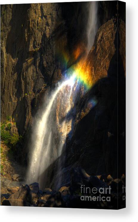 Yosemite Canvas Print featuring the photograph Lower Yosemite Falls by Alex Morales