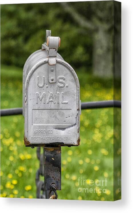 Mail Canvas Print featuring the photograph Mailbox by Patricia Hofmeester
